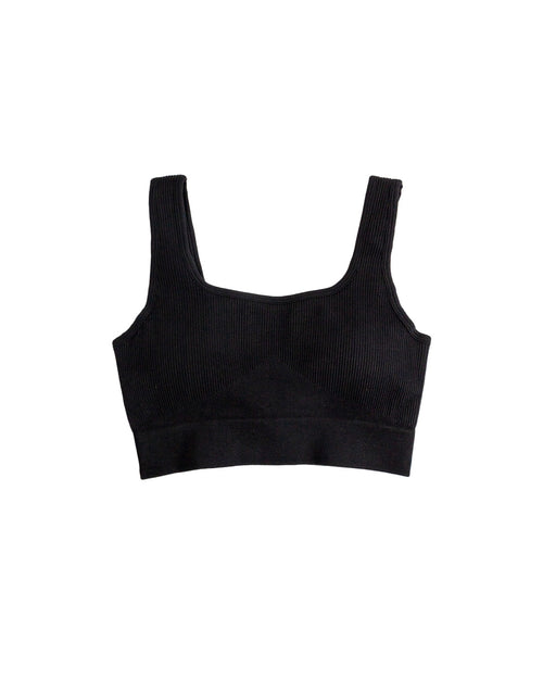 Black Ripped Bra