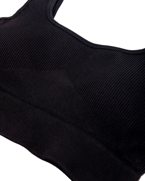 Black Ripped Bra