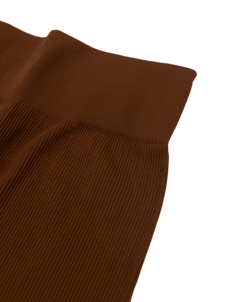 Brown Ripped High - Waisted Seamless Leggings