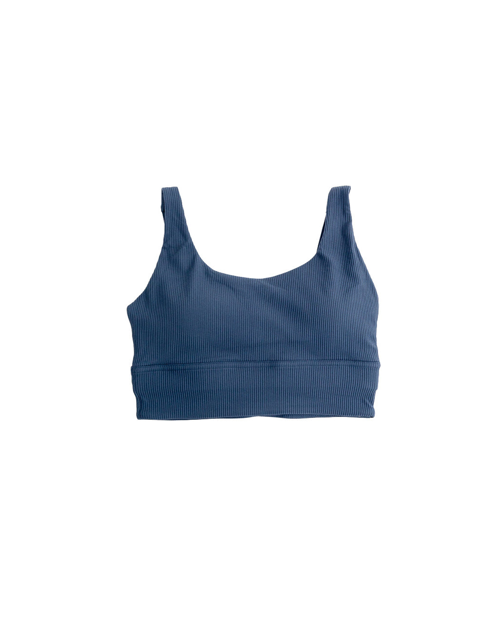 Blue Yoga Ripped Bra