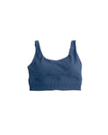 Blue Yoga Ripped Bra
