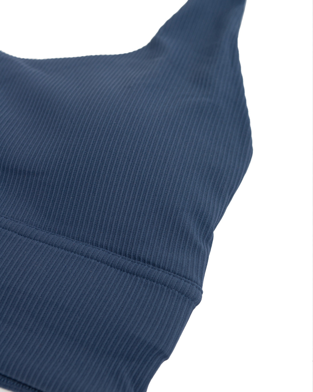 Blue Yoga Ripped Bra