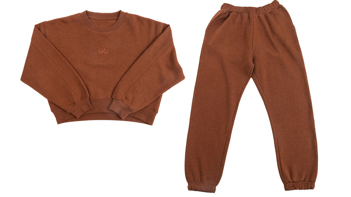 Brown Top & Bottom Set