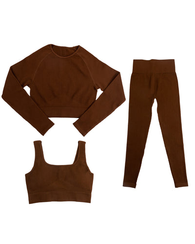 Brown Bra & Bottom Set